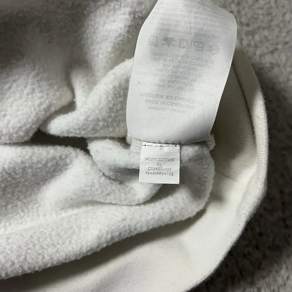 Air Jordan Hoodie Mens XL White Jumpman Holiday Sweatshirt Hanging Shoes Logo